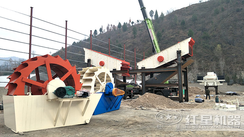 輪式小型砂石分離機(jī)客戶(hù)現(xiàn)場(chǎng)很是常見(jiàn)